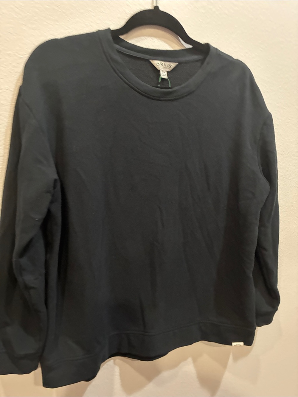 Orvis Black Crewneck Sweatshirt - Picture 4 of 7